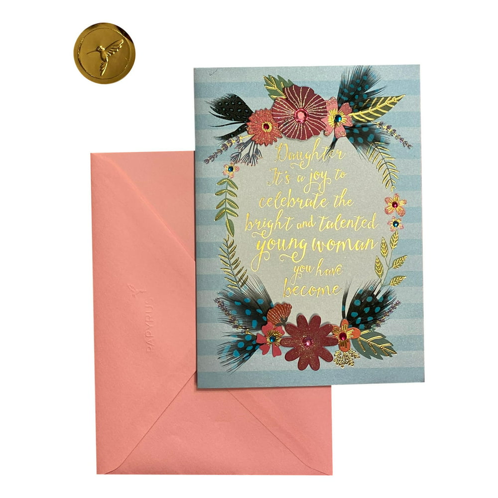Graduation Day Greeting Card - Daughter It's a joy to celebrate the ...