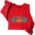 thumbnail image 5 of Xdegoge Pumpkin Sweatshirt for Women 2025 Fall Fashion Graphic Shirts Crewneck Long Sleeve Tops Oversized Loose Fit Tshirts Holiday Autumn Pullover T-Shirts, 5 of 5