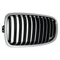 thumbnail image 4 of For BMW 330i xDrive 2017 2018 2019 Grille Driver Side | Inner | 11 Bar | Luxury Line | Sedan & Wagon | Made of Plastic | Chrome & Black Housing | Replacement For BM1200234 | 51137263481, 104-59518B, 4 of 5