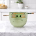 thumbnail image 2 of Star Wars Grogu In Pod Boxed Ramen Bowl with Chopsticks, Ceramic, 20 fl oz, 2 of 6