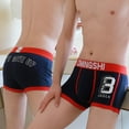 thumbnail image 2 of Eashery Briefs For Men Lightweight Underpants Breathable Mens Briefs Underwear Cotton Dark Blue XX-Large, 2 of 5