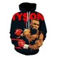 thumbnail image 2 of Sudadera con capucha para hombre con estampado 3D del campeón de boxeo Mike Tyson, nueva sudadera de moda urbana Harajuku de gran tamaño, jersey informal de manga larga, 2 of 5