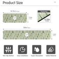 thumbnail image 3 of Yayeee Faucet Mat for Kitchen Sink 30" Diatomite Long Splash Guard Pad, Green Floral Guitar Pattern, 2 Pack, 3 of 7