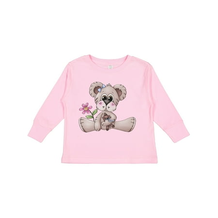 

Inktastic Teddy Bear s New Puppy Gift Toddler Boy Girl Long Sleeve T-Shirt