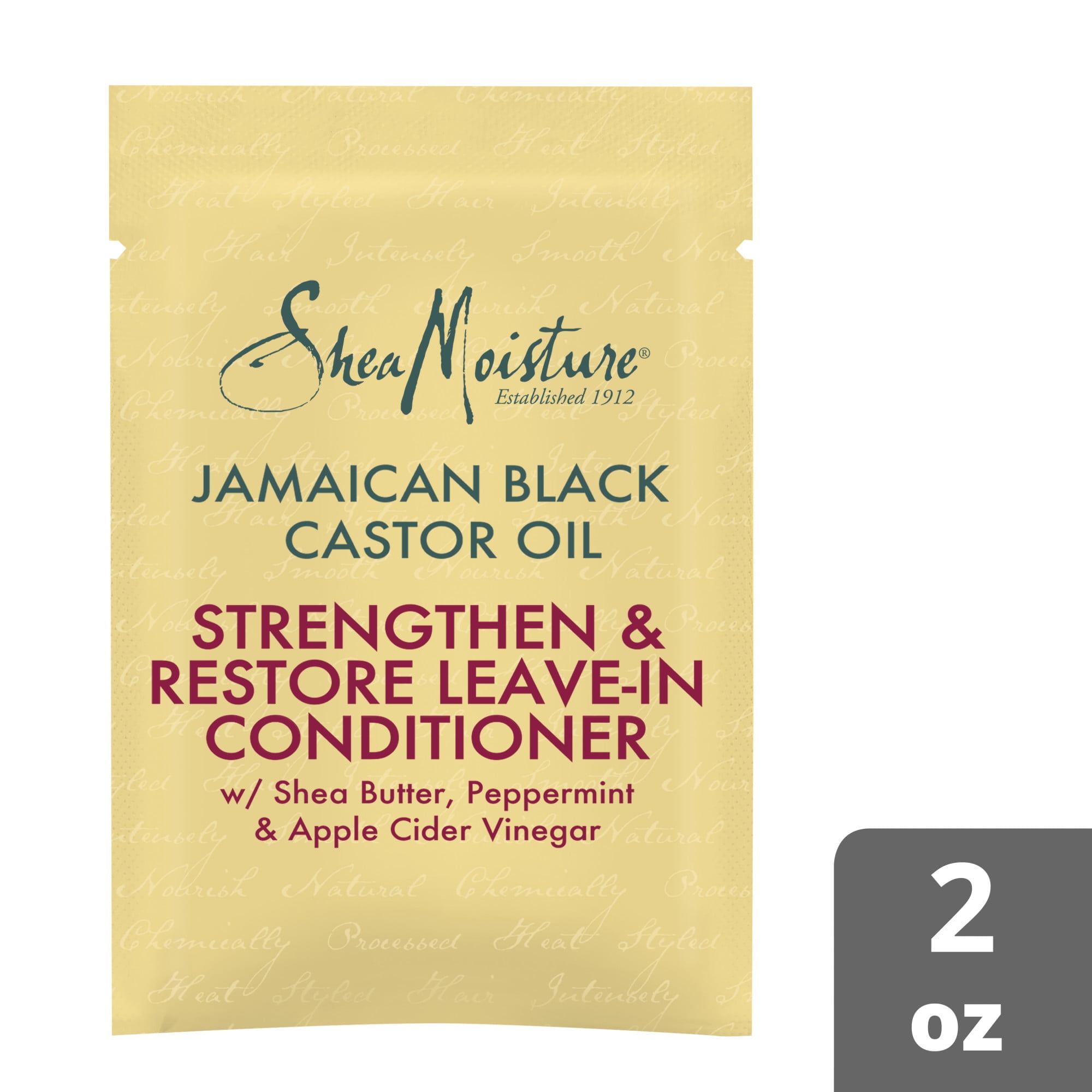 SheaMoisture strength and Restore Leave In Conditioner, Jamaican Black Castor Oil, 2 fl oz  (图2) SheaMoisture strength and Restore Leave In Conditioner, Jamaican Black Castor Oil, 2 fl oz  (图2)