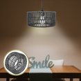 thumbnail image 4 of SHISUYAN Straw Rope Lampshade Hanging Lamp Cover Rustic Straw Pendant Woven Light Cover Size S, 4 of 7