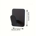 thumbnail image 4 of Maximize Your Space with 4pcs Stainless Steel Adhesive Hooks - Perfect for Hanging Clothes, Hats, Robes, Towels, and Coats in Your Bathroom or Kitchen, 4 of 5
