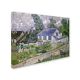 thumbnail image 2 of Trademark Fine Art 'Houses At Auvers' Canvas Art by Van Gogh, 2 of 3
