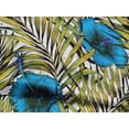 thumbnail image 5 of oneOone Rayon Medium Blue Fabric Tropical Dress Material Fabric Print Fabric By The Yard 56 Inch Wide, 5 of 5