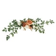 thumbnail image 3 of 2 piezas de decoraciones florales para respaldo de silla de pasillo, accesorios para fotos, arreglo floral para banco de pasillo Estilo E, 3 of 9