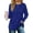Blue, variant on Rosvigor Blouses for Women Dressy Long Sleeve Shirts Casual Fall Tops Winter Tunic with Pleats