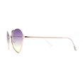 thumbnail image 3 of Iconic Valentine Heart Shape Metal Rim Peacenik Love Sunglasses Gold Purple Yellow, 3 of 4