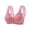 Pinks-bras, variant on Front Closure Bras for Older Women, Plus Size Lace Breathable Push up Full Support Bralette, Womens Comfy Everyday T-Shirt Brassiere 3XL