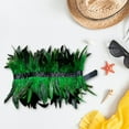 thumbnail image 3 of Capa tipo chal con plumas Macarena para disfraces Verde, 3 of 8