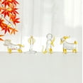 thumbnail image 3 of 1PCS Glass Dog Decor Dog Statue Ornaments Art，for Bedroom, Living roomDesk, Home Decoration, 3 of 5