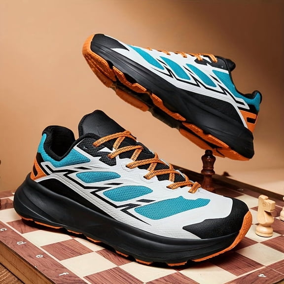 Men'S Fashion Casual Sports Shoes for Autumn, Available in Large Sizes with a Wide Toe, Breathable, Slip-Resistant Soles, Suitable for Running, Designed for Students An Outdoor Activities, Hiking,