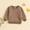 Brown, variant on LIUYUNNN Infant Boys Sweatshirt Long Sleeve Kids Pullover Blue Sweatshirt Crewneck Pullover Tops Fall Winter Clothes Girls 6-12 Months Clothes Boys Girls Fall Outfits