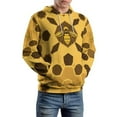 thumbnail image 5 of Honeycomb Bee Pattern 3d Sweatshirts Hoodie Fashion Casual Personality Men's Women Street Hoodie Pullovers Long Sleeve Comfortable Top, 5 of 6