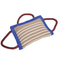 thumbnail image 3 of Almohada para morder perros, almohadilla de lino para limpieza de dientes de mascotas, almohadilla para morder segura para perros, juguete de lino para morder perros, diseño elevado, 3 of 12
