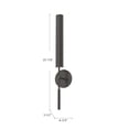 thumbnail image 6 of Alora Lighting Wv316401ms Astrid 24" Tall Led Bathroom Sconce - Bronze, 6 of 7