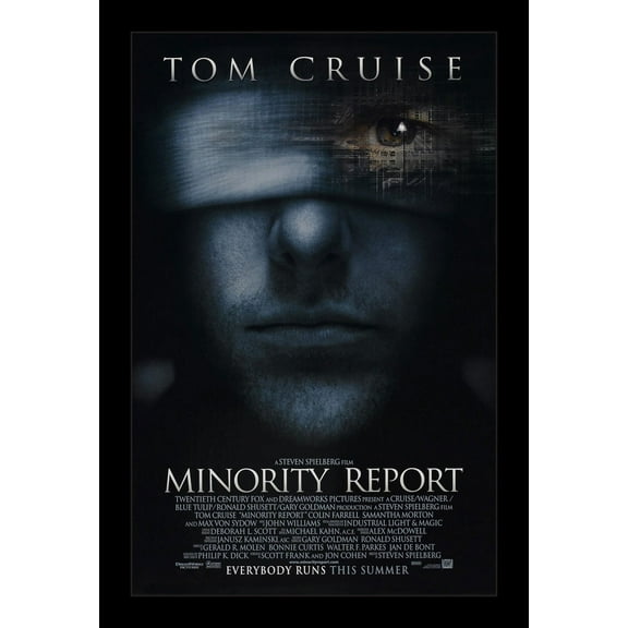 MINORITY REPORT - 11x17 Framed Movie Poster