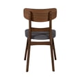 thumbnail image 4 of Liberty Furniture Industies, INC Space Savers Panel Back Side Chair- Grey (RTA) in Satin Walnut, 4 of 7