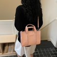 thumbnail image 4 of Sunyuer Women Vintage Braided Detail Tote Handbag, PU Leather Small Work Commuter Shoulder Purse, Fashion Portable Top Handle Bag with Detachable Adjustable Crossbody Strap, 4 of 8