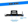 thumbnail image 4 of Winch Plate for 2019-2024 Ram 2500/3500(Excluded Diesel Models) ,Accommodate winch weight capacity up to 12,000 pounds,Durable Black Powder Coating, 4 of 9
