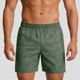 thumbnail image 4 of Stamzod Men's Athletic Shorts Loose-Fit Lightweight Running Workout Gym Shorts with Pockets Big & Tall Army Green XXXXXL, 4 of 6