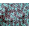 thumbnail image 5 of oneOone Silk Tabby Fabric Triangle Geometric Printed Fabric 1 Yard 42 Inch Wide, 5 of 5