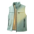 thumbnail image 4 of LNWUY Lightweight Cargo Vest for Men Athletic Sleeveless Vest Big and Tall Zip Up Vest Outdoor Hiking Vest with Pockets Green XL, 4 of 5
