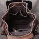 thumbnail image 4 of Genuine Leather Drawstring Backpack Vintage Men's Backpack Schoolbag, 4 of 5