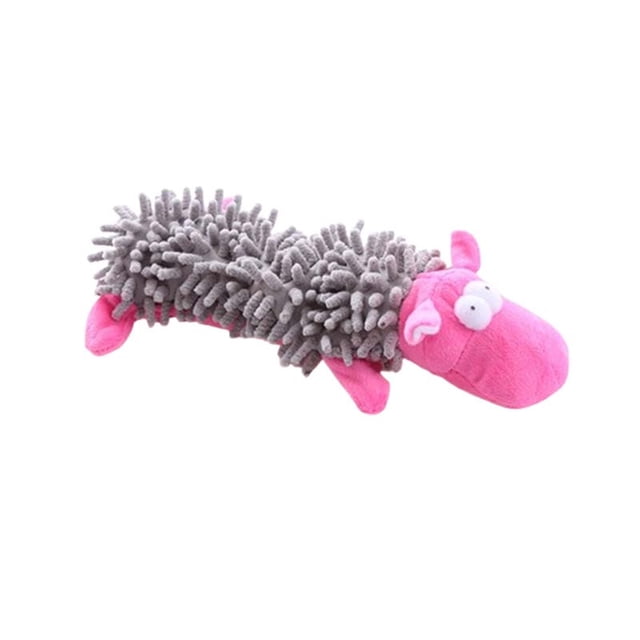 Tough Dog Toys for Aggressive Chewers Large Breed with Squeaky Sound, Teeth Cleaning Fabric, Interactive Plaything for Small Medium Dogs