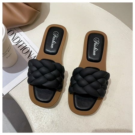 

Beach Sandals Non-slip Shower Bathroom Slippers Soft Summer Slide Sandals