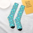 thumbnail image 6 of Bingfone Compression Socks for Women and Men Long Socks for Running Athletic Cycling Nurse-Donut, 6 of 8