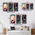 thumbnail image 4 of Designart "Majestic Buck Roaming in the Woods I" Animal Landscape Framed Wall Art Set Of 3 - Cream Children's Art Frame Canvas Set For Living Room Decor, 4 of 6