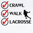thumbnail image 2 of CafePress - Crawl Walk Lacrosse Body Suit - Long Sleeve Cotton Baby Bodysuit, 2 of 4