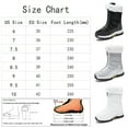 thumbnail image 5 of YOURDIARY Women's Mid-Calf Winter Snow Boot Outdoor Waterproof Cold Weather Faux Fur Boots, 5 of 8