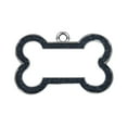 thumbnail image 1 of Dog Tags - Stainless Steel with Glittery Bone Design - Engraved for Pet Identification, 1 of 2