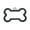Black, variant on Stainless Steel Dog ID Tag with Glittery Bone Design, Custom Engraved Name Plate for Dogs and Cats, Black