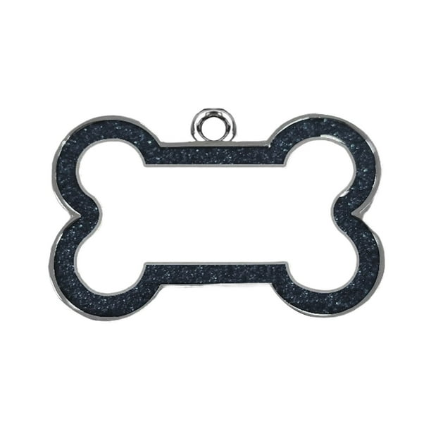 Placas De Identificación Para Perros Placas De Identificación Para Mascotas De Acero Inoxidable Con Diseño De Hueso Brillante Placa Con El Nombre Del Perro Grabada Para Perros, Cachorros Y Gatos