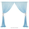 thumbnail image 2 of Lann's Linens Set of 2 Photography Backdrop Curtains, 5ft x 10ft Blue Wedding Photo Background, 2 of 7
