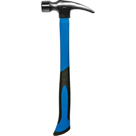 

Century Drill & Tool 72244 Straight Claw Fiberglass Hammer 16-Ounce Blue Black Silver