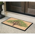 thumbnail image 2 of A1HC First Impression Hand-Crafted Rubber Coir Life of Tree Double Door Mat (30" X 48"), 2 of 6