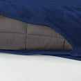 thumbnail image 5 of DreamLab Plush 48x72 15lb Weighted Blanket with Washable Cover, Navy, 5 of 10