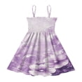 thumbnail image 2 of Ttyddzy Woman' Casual-Dresses Sleeveless Camisole A-Line Dress for 2Y-7-8Y，Purple Water Blooms, 2 of 8