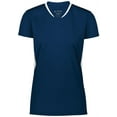 thumbnail image 3 of ASI 1682.301.S Ladies Full Force Short Sleeve Jersey, Navy & White - Small, 3 of 5