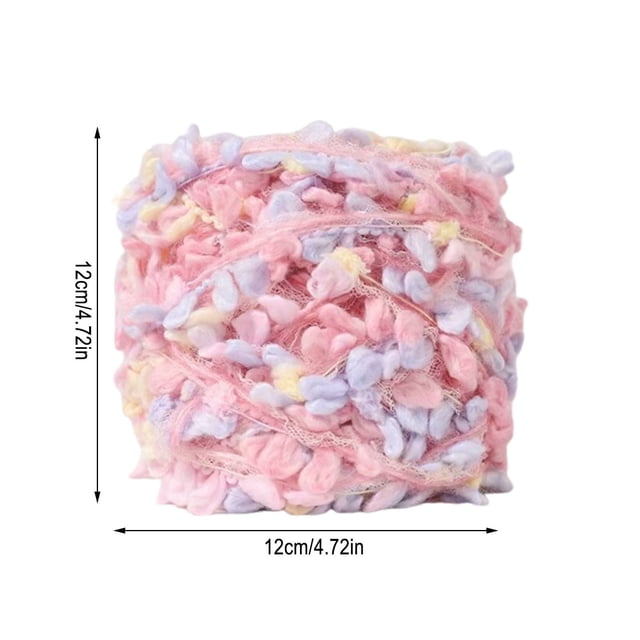 Hilo para Tejer Hilo Artístico Hecho a Mano 100G / Roll, Color Brillante Mezclado a Mano, Adecuado para Bufandas Tejidas a Mano, Sombreros, Bolsos