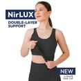 thumbnail image 2 of Nirlon Y Back Adjustable Sports Bras For Women - Nirlux Camisole Sports Bra, Stretchy Womens Tops Soft Workout Tops For Women (Black, 10), 2 of 6