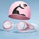 thumbnail image 2 of 1 Uds. Gafas de natación antivaho, gafas de natación para hombres y mujeres adultos resistentes a los rayos UV, gorros de natación-color envío aleatorio, 2 of 4